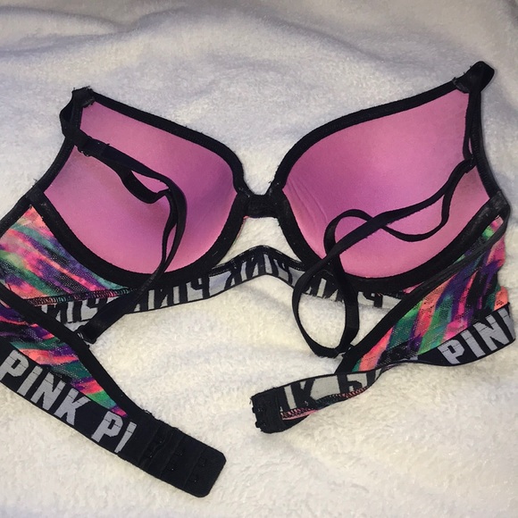 Multi colored Victoria Secret Push-Up bra - Picture 4 of 4
